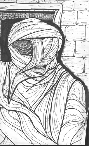 mummy tim kelly artist illustration